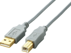 U2C-B10SV USB2.0�P�[�u��(AB�^�C�v)�@[�V���o�[] 1.0m