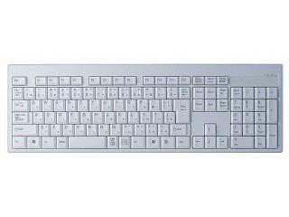 【クリックで詳細表示】Owltech/オウルテック OWL-KB109NC(W) スリムデスクトップキーボード ホワイト