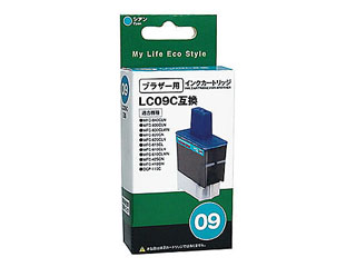 【クリックで詳細表示】オーエム OMB-09C ブラザー互換インクカートリッジ シアン (LC09C)