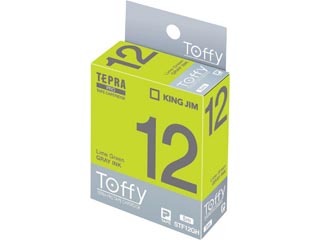 STF12GH �e�v��PRO�p�e�[�v�J�[�g���b�W Toffy���x�� (���C���O���[��/�O���[����) 12mm��