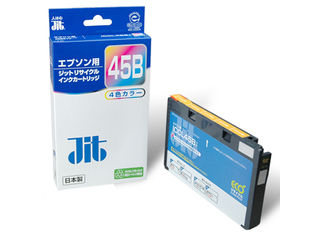 【クリックでお店のこの商品のページへ】JIT/ジット エプソン ICCL45B (増量タイプ)対応 リサイクルインク JIT-ECL45B