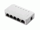 LAN-SW05BWH 100BASE-TX�Ή� �X�C�b�`���O�n�u(5�|�[�g) �z���C�g