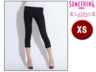 �y���ׂ��܂����z SOMETHING VL107-BLK LADIVA �N���b�v�h�t�B�b�g�p���c �yXS�z (�u���b�N)
