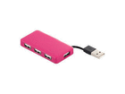 USB2.0Hub �o�X�p���[ 4�|�[�g Mac Logo�F��擾 BSH4U16PK �s���N