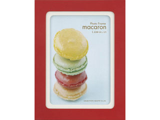 【クリックで詳細表示】HAKUBA/ハクバ FWMC-APL フォトフレーム マカロン -macaron- 写真サイズ：L カラー：アップル