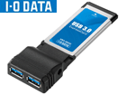 USB 3.0/2.0�Ή� ExpressCard�^�C�v�C���^�[�t�F�C�X�J�[�h US3-2EXC