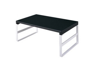 【クリックで詳細表示】机上台 幅390mm ハイタイプ 黒 幅390mm A-7331-24