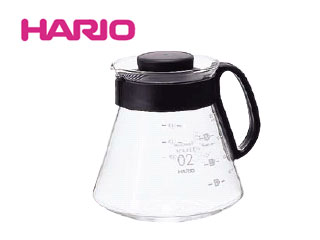 【クリックで詳細表示】HARIO/ハリオ XVD-36B V60 レンジサーバー(1～3杯用)【360cc】
