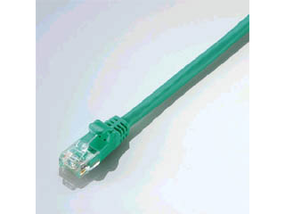 【クリックでお店のこの商品のページへ】ELECOM/エレコム LD-GP/G1 プロテクタ付 カテゴリー6対応LANケーブル グリーン 1m