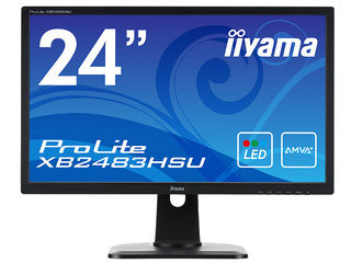 【クリックで詳細表示】iiyama/飯山 24型ワイド液晶ディスプレイ ProLite XB2483HSU マーベルブラック XB2483HSU-B1