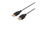 USB2.0�����P�[�u�� (A to A) �X���� 0.5m �u���b�N BSUAASM205BK