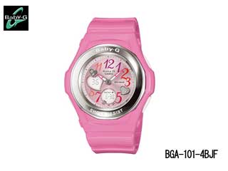 【クリックでお店のこの商品のページへ】【RPS160122】 ＜br＞ CASIO/カシオ BGA-101-4BJF【Baby-G】「Gemmy Dial Series(ジェミーダイアルシリーズ)」 ＜br＞ 【正規品】【お取り寄せ商品】