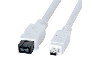【クリックでお店のこの商品のページへ】IEEE1394bケーブル ホワイト 0.3m KE-B9403WK