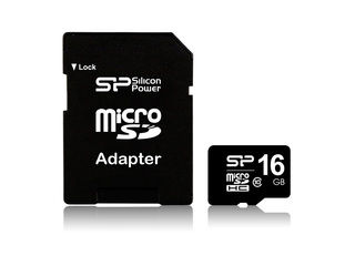 【クリックでお店のこの商品のページへ】Silicon Power/シリコンパワー SP016GBSTH010V10-SP micro SDHCカード 16GB class10 アダプター付