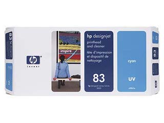 【クリックで詳細表示】hp/ヒューレット・パッカード C4961A hp83 プリントヘッド/クリーナUV シアン ＜br＞ 納期にお時間がかかる場合があります