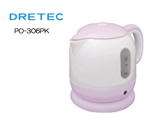 【クリックでお店のこの商品のページへ】DRETEC/ドリテック 【台数限定！最安値挑戦】PO-306PK 電気ケトル「サモワール」(ピンク)【1L】