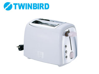 【クリックでお店のこの商品のページへ】TWINBIRD/ツインバード TS-4668W ポップアップトースター L.u.P.u.(ルプ)