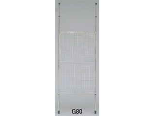 【クリックで詳細表示】アイリスオーヤマ メタルラック伸縮間仕切りMR-G80