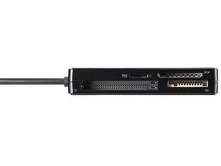 USB2.0 マルチカードリーダー ケーブル収納モデル ブラック BSCR300U2BK