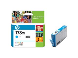 【クリックで詳細表示】hp/ヒューレット・パッカード HP178XLインクカートリッジ シアン 増量 CB323HJ