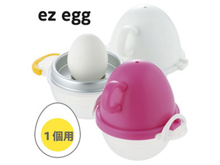 【クリックで詳細表示】曙産業 EZ-282 ezegg(イージーエッグ) レンジでゆでたまご 1個用 【ピンク】 ＜br＞ 【begg】