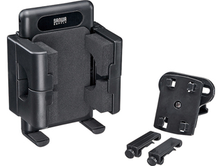 【クリックで詳細表示】サンワサプライ CAR-HLD2BK 回転車載ホルダー