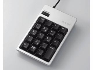 【クリックで詳細表示】ELECOM/エレコム 【簡易包装仕様・USBハブなし・スタンダードサイズ】TK-BT3 USBテンキーパッド シルバー