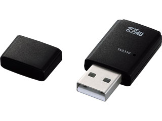 【クリックで詳細表示】エレコム MR-SMC04BK microSDカード専用メモリリーダライタ ブラック