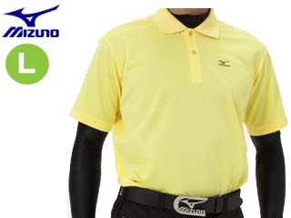 【クリックで詳細表示】Mizuno/ミズノ A87HM050-45 ヴァーチャルボディデザイン半袖シャツ ゴルフ (イエロー) 【Lサイズ】
