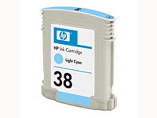 【クリックで詳細表示】hp/ヒューレット・パッカード HP38 インクカートリッジ ライトシアン C9418A