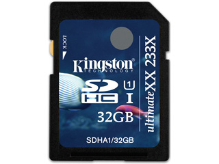 【クリックで詳細表示】キングストンテクノロジー 【納期約2週間】SDHA1/32GB SDHCカード UltimateXX UHS-I 32GB