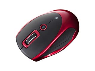 【クリックで詳細表示】サンワサプライ MA-BTLS19R ブルートゥースレーザーマウス レッド