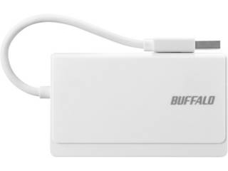 USB2.0 マルチカードリーダー ケーブル収納モデル ホワイト BSCR300U2WH