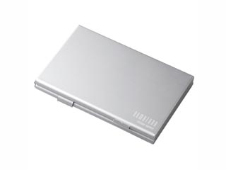 【クリックで詳細表示】サンワサプライ FC-MMC5MIC 両面収納アルミメモリーケース(microSD用)