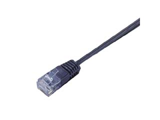 【クリックで詳細表示】ELECOM/エレコム LD-CTFS2/BK3 スーパーフラットLANケーブル(ブラック) 3m