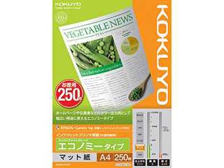 【クリックでお店のこの商品のページへ】KOKUYO/コクヨ KJ-M18A4-250 IJP用紙 スーパーファイングレード エコノミー・A4