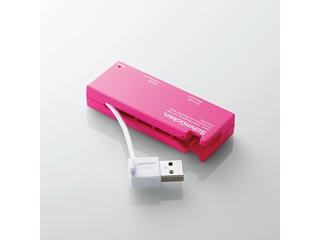 【クリックで詳細表示】ELECOM/エレコム MR-C23PN [46＋2メディア]メモリーカードリーダライタ ピンク