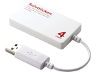 U2H-SL4BWH �X�����^�C�v �o�X�p���[��p4�|�[�g USB2.0�n�u Schmucken �z���C�g