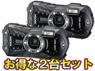 【クリックで詳細表示】RICOH WG-50(ブラック)×2台セット【wg50set】