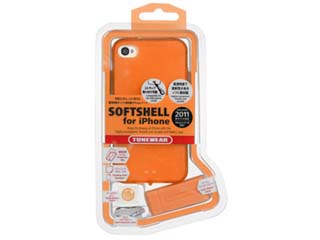 【クリックで詳細表示】TUNEWEAR SOFTSHELL for iPhone 4S/4 TUN-PH-000103 オレンジ ＜br＞ 納期にお時間がかかる場合があります