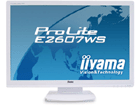 PLE2607WS-W1 ProLite 25.5�^���C�h�t���f�B�X�v���C (�s���A�z���C�g)
