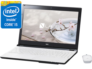 15.6型ノートPC LAVIE(ラヴィ) Smart NS(S) PC-SN234FSA7-1 クリスタルホワイト