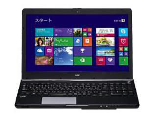 タッチパネル式15.6型ノートPC LaVie L LL750/RSB クリスタルブラック PC-LL750RSB