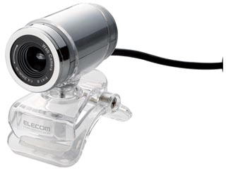 【クリックで詳細表示】【eleweb】 ＜br＞ ELECOM/エレコム ガラスレンズ搭載200万画素Webカメラ UCAM-DLA200HSV シルバー
