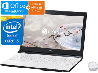 15.6型ノートPC LAVIE(ラヴィ) Smart NS(S) PC-SN234FSA7-2 クリスタルホワイト