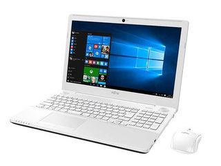 15.6型ノートPC LIFEBOOK/ライフブック AH53/X FMVA53XW プレミアムホワイト