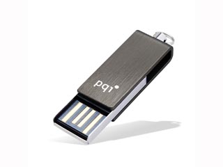 【クリックでお店のこの商品のページへ】PQI JAPAN 6812-004GR3 USB2.0対応フラッシュメディア i812シリーズ グレー 4GB 永久保証