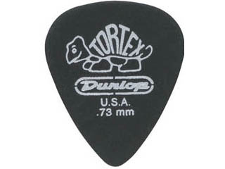 【クリックで詳細表示】Jim Dunlop ピック 488R Tortex Pitch Black Standard 0.73mm 36枚セット