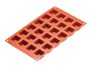 【クリックで詳細表示】Martellato/マルテラート フレキシブルモルドSF080 スクエアーサラバン24ヶ取