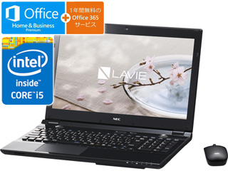 15.6型ノートPC LAVIE(ラヴィ) Smart NS(S) PC-SN234GSA7-2 クリスタルブラック